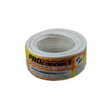 Кабель коаксиальный RG-6U, 75Ом, CCS/Al/Al, 48%, 10м, INDOOR, белый PROconnect