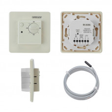 Терморегулятор механический RX-308U, совместим с Schneider серии Unica, бежевый REXANT