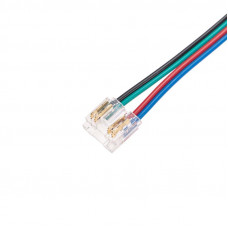 Коннектор I-образный гибкий для светодиодной ленты RGB COB 10мм REXANT