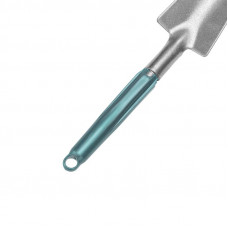 Совок садовый узкий с цельнометаллической ручкой покрытой пластиком ЧЕТЫРЕ СЕЗОНА