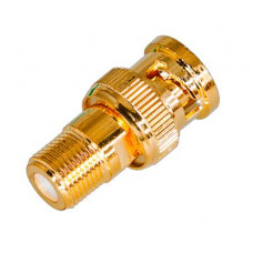 Переход гнездо F - штекер BNC GOLD REXANT