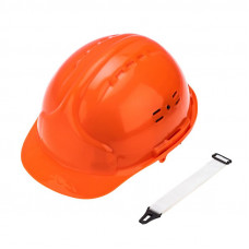 Каска защитная 'ИСТОК ЕВРО' (оранжевая) храповой механизм (20013)