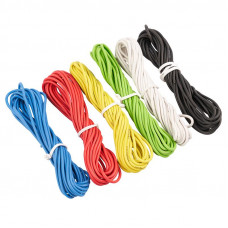 Набор автопровода «Радуга» 1х0,50мм, 6 цветов (белый, желтый, зеленый, красный, синий, черный) по 3м REXANT