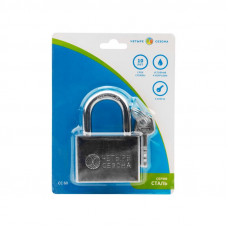 Замок навесной серия Сталь 60мм ЧЕТЫРЕ СЕЗОНА