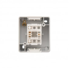 Выключатель одноклавишный INDUSTRIAL IP54 о/у, белый KRANZ