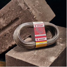 Трос стальной в ПВХ оплетке d=4,0мм, прозрачный (моток 20м) REXANT