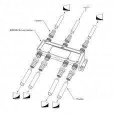 Делитель ТВх6 + 7шт. F BOX, 5-1000 МГц Gold REXANT