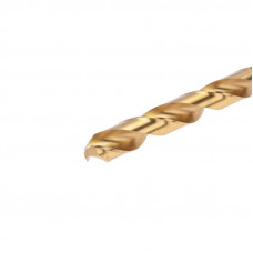 Сверло по металлу, 12мм, Р6М5, ТИТАН, шестигранный хвостовик (1 шт. в упаковке) DIN 338 KRANZ