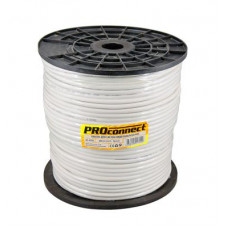 Кабель КВК-В-2+2x0,75 мм² (Cu/CCA) (96) белый, 200 м, PROconnect