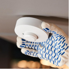 Датчик движения потолочный микроволновый ДДПМ 01, 120°/360°, 1200 Вт, 3-2000 Лк, 1-8 м, 10-720 сек. 5,8 ГГц REXANT