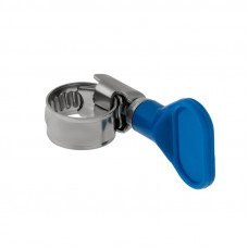 Хомут червячный 10-16/9-0,7мм, с ключом, нержавеющая сталь W2, (50 шт/уп) REXANT