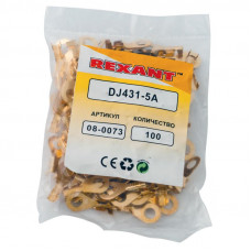 Наконечник кольцевой REXANT, ø5.2 мм, 0.5-0.8 мм² (НК 5-0,5-0,8)