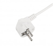 Удлинитель 4 гнезда, 3м, 3х0,75мм², с/з, белый PROconnect