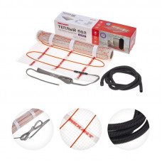 Теплый пол, нагревательный мат Extra 0,7м², 0,5х1,4м, 112Вт двухжильный REXANT