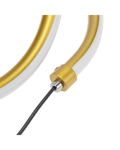 Светильник декоративный Spiral Uno, LED, 2Вт, 3000К, 5В, золотой REXANT