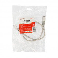 Шнур коммутационный, патч-корд F/UTP RJ45-RJ45, CAT 5e, LSZH серый, 0,5м REXANT