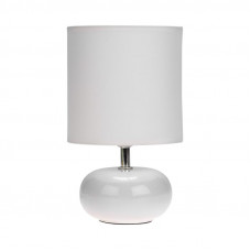 Светильник декоративный настольный Форте, основание белого цвета, белый абажур, цоколь Е27, 60Вт REXANT