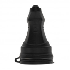 Розетка влагозащищенная переносная с крышкой 1 гнездо, 2P+PE, 230В, 16А, IP44, каучук, черная PROconnect