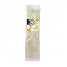 Стяжка кабельная нейлоновая 400x4,8мм, белая (100 шт/уп) PROconnect