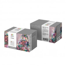 Гирлянда Твинкл-Лайт 20 м, темно-зеленый ПВХ, 160 LED, цвет мультиколор