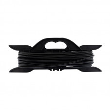 Удлинитель-шнур на рамке ПВС 2х0,75, 20м, б/з, 6А, 1300Вт, IP20, черный (Сделано в России) PROconnect