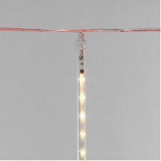 Гирлянда Тающие сосульки светодиодная, 8 шт х 50 см, шаг 50 см, 230 В, Теплые Белые светодиоды
