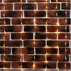 Гирлянда Светодиодный дождь 3х2 м, эффект водопада, прозрачный провод, 230 В, диоды теплые белые, 240 LED