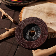 Круг лепестковый торцевой, P60, 115х22,2мм KRANZ