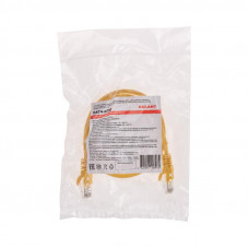 Патч-корд U/UTP, CAT 5e, RJ45-RJ45, 26AWG, LSZH, желтый, 0,5м REXANT