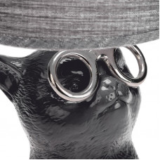 Светильник декоративный 'Кот в очках', цоколь Е14, 40Вт, черный REXANT