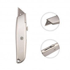 Нож с трапециевидным выдвижным лезвием REXANT