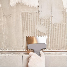 Шпатель фасадный REXANT 150 мм зуб 8х8 нержавеющая сталь, пластмассовая ручка