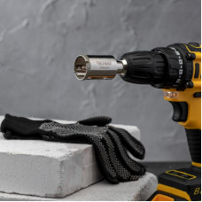 Коронка алмазная 28мм по керамограниту с центровочным сверлом KRANZ