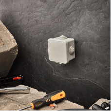 Коробка распаячная ОУ, 65x65x50, IP54 (УПрк 65*65/45.2.3) REXANT