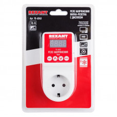 Реле напряжения «вилка-розетка» c дисплеем 16А