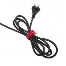 Хомут–липучка многоразовый 320х14мм, красный (12 шт/уп) REXANT