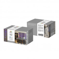 Гирлянда Светодиодный Дождь 1,5х1,5м, свечение с динамикой, прозрачный провод, 230 В, диоды СИНИЕ