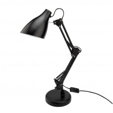 Светильник настольный REXANT Рубикон на металлической стойке с основанием, с цоколем Е27, 60 Вт, цвет антрацит