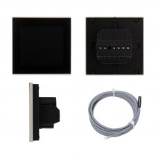 Терморегулятор цифровой R300B сенсорный, программируемый, черный REXANT