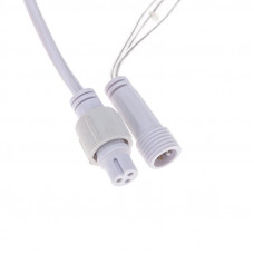 Гирлянда светодиодная Сеть треугольная 1,5х2х2м 136 LED ТЕПЛЫЙ БЕЛЫЙ прозрачный ПВХ IP65 свечение с динамикой 230В контроллер в комплекте NEON-NIGHT