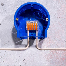 Универсальная клемма СМК 222-415, 5-проводная прозрачная 0,08-2,5/4 мм² (40 шт./уп.) REXANT