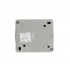 Переключатель проходной INDUSTRIAL IP54 о/у, серый KRANZ