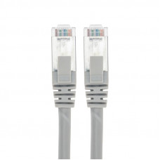 Патч-корд F/UTP, CAT 6, RJ45-RJ45, 26AWG, LSZH, серый, 0,3м REXANT