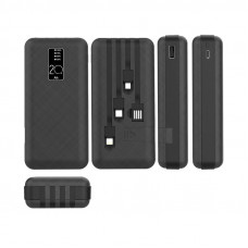 Портативное зарядное устройство Power Bank (аккумуляторная батарея) 20000 mAh, черное REXANT