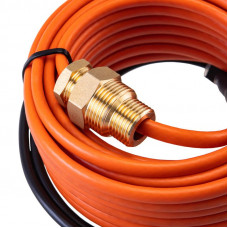 Кабель греющий саморегулирующийся пищевой 10 ККНС 2ЛПп-ЭЛ 65/85, готовый комплект в трубу, 10м/100Вт PROconnect