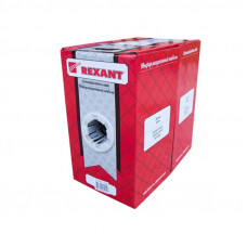 Кабель витая пара F/UTP, CAT 5e, PE, 4PR, 24AWG, OUTDOOR, SOLID, черный, 305м (коробка) REXANT