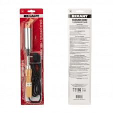 Паяльник высокомощный, серия ЭПСН, керам. тэн, 200Вт, 230В, с дерев. ручкой, коробка REXANT