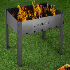 Мангал разборный 445х295х155мм, в картонной коробке СОКОЛ