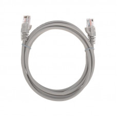 Патч-корд U/UTP, CAT 5e, RJ45-RJ45, 26AWG, LSZH, серый, 2м REXANT