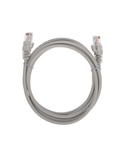 Патч-корд U/UTP, CAT 5e, RJ45-RJ45, 26AWG, LSZH, серый, 2м REXANT